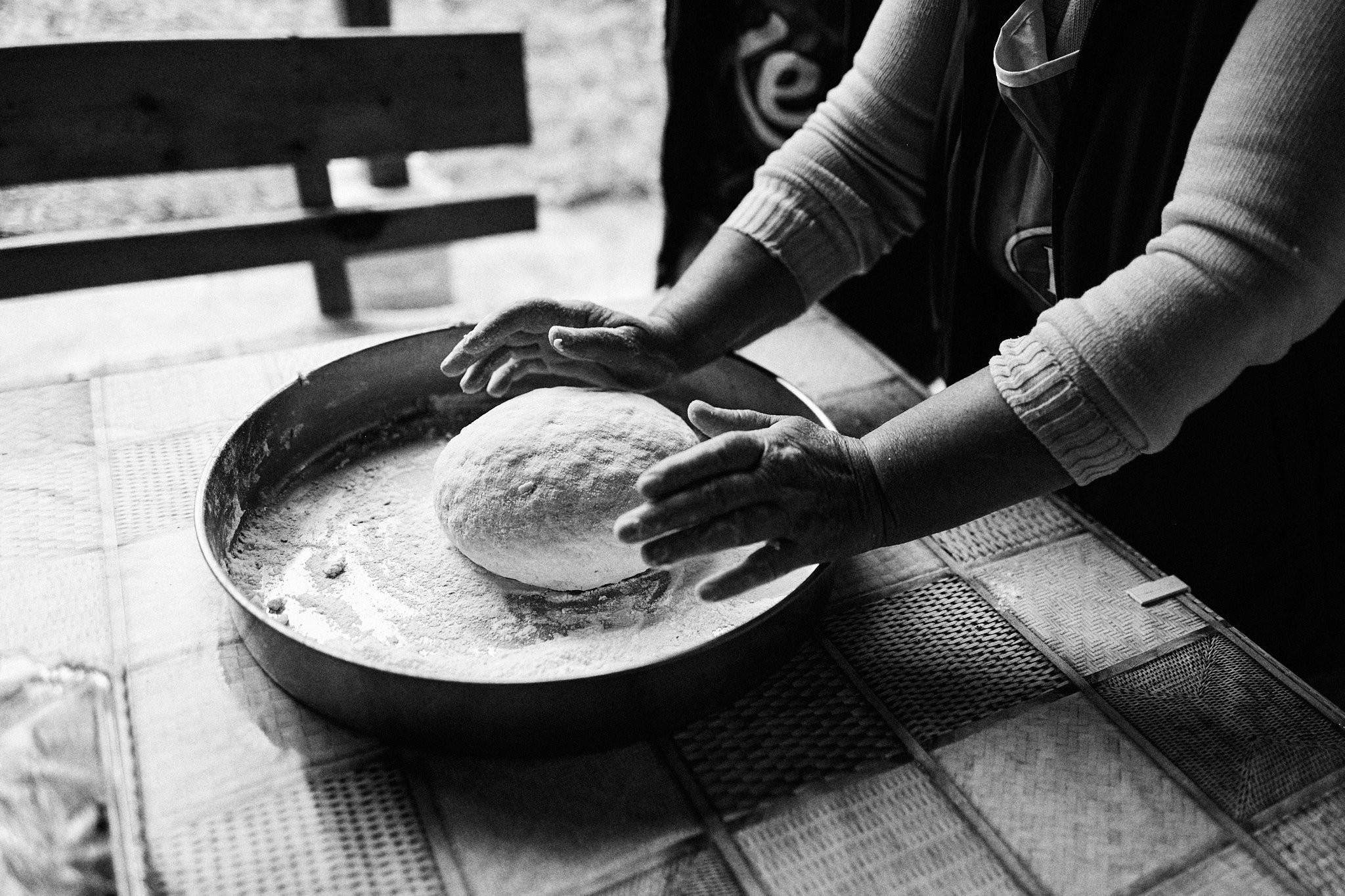 Bread preparation, Gorno Peshtene, Bulgaria 2021 © Asen Velichkov